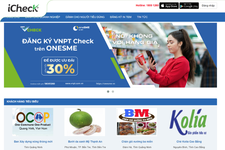 Đơn vị cung cấp giải pháp tem chống hàng giả điện tử - VNPT Check