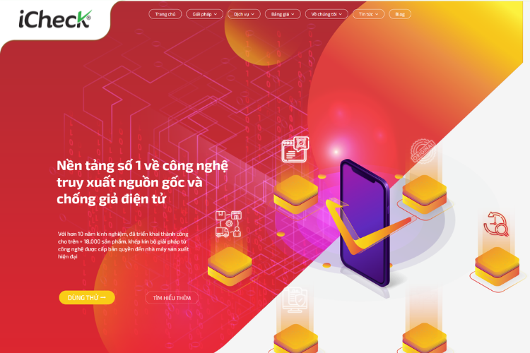 Đơn vị cung cấp giải pháp tem chống hàng giả điện tử - CheckVN