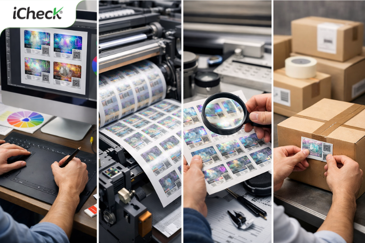 Quy trình in tem chống hàng giả