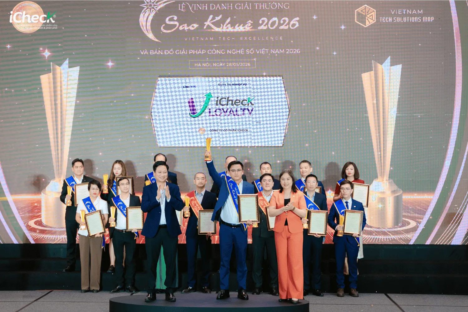 iCheck Loyalty thắng giải Sao Khuê 2026 nhờ nền tảng số hóa khuyến mại, trả thưởng