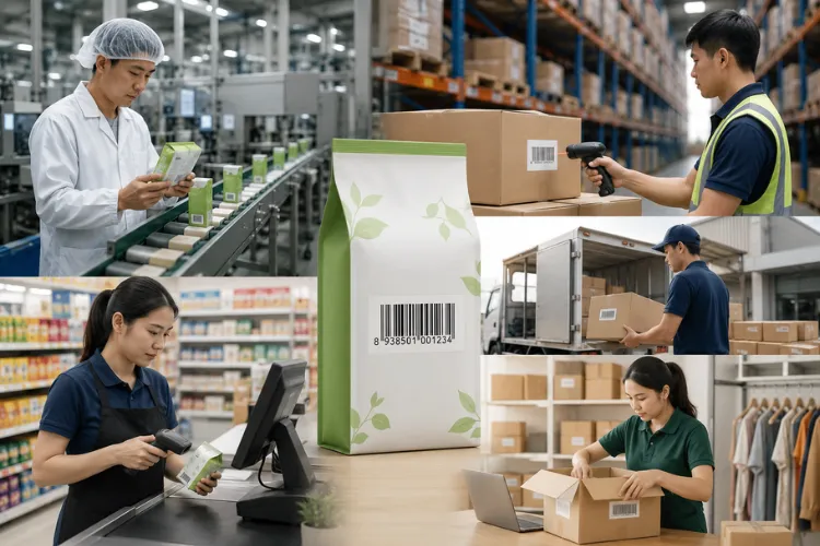 Mã vạch hỗ trợ doanh nghiệp tự động hóa quy trình quản lý hàng hóa từ sản xuất, lưu kho, vận chuyển đến bán hàng và hậu cần.