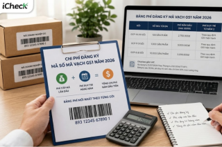 Chi phí đăng ký mã số mã vạch GS1 năm 2026 với bảng giá các gói mã doanh nghiệp và chi phí duy trì hàng năm