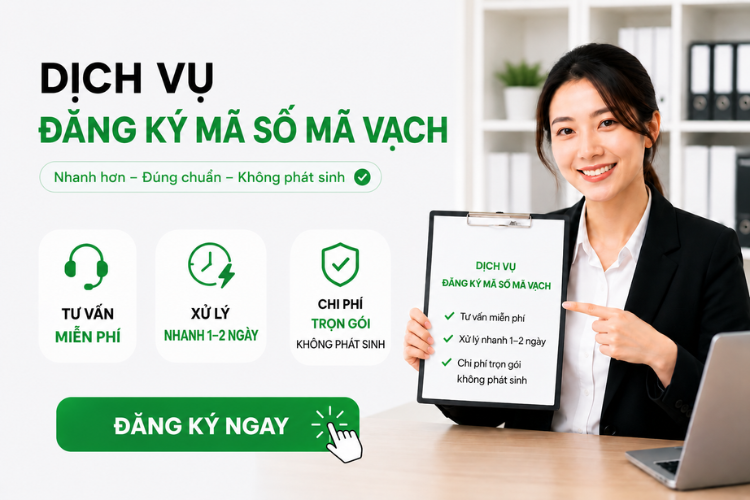 Dịch vụ hỗ trợ đăng ký mã số mã vạch giúp doanh nghiệp tiết kiệm thời gian và hạn chế sai sót hồ sơ