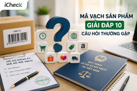 Giải đáp 10 câu hỏi thường gặp về mã vạch sản phẩm với hình minh họa hồ sơ đăng ký, mã vạch GS1 và các thắc mắc phổ biến của doanh nghiệp.