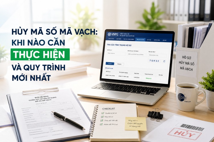 Hủy mã số mã vạch