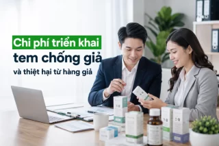 Chi ph&iacute; triển khai tem chống giả v&agrave; thiệt hại từ h&agrave;ng giả