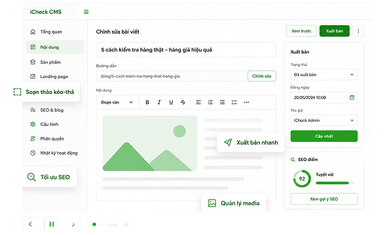 Tạo landing page nhanh chóng