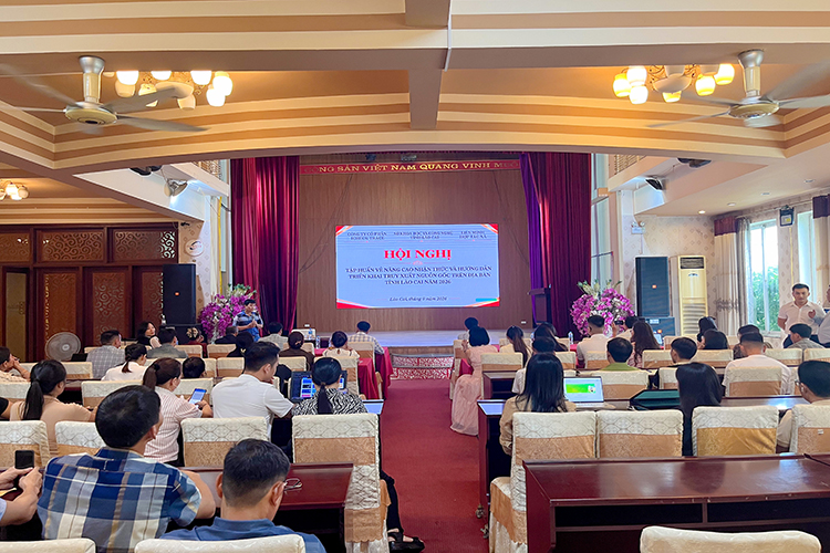 Hội nghị tập huấn truy xuất nguồn gốc Lào Cai năm 2026