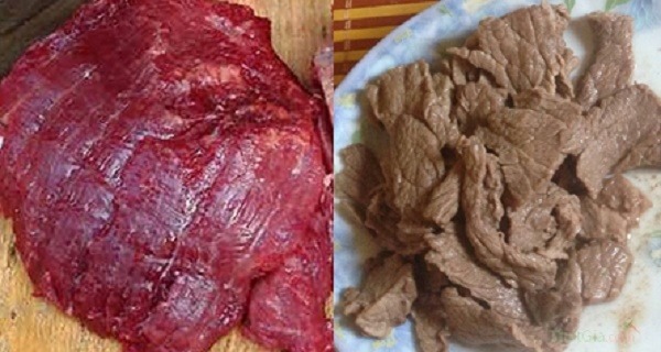 Thịt bò không rõ nguồn gốc trên thị trường